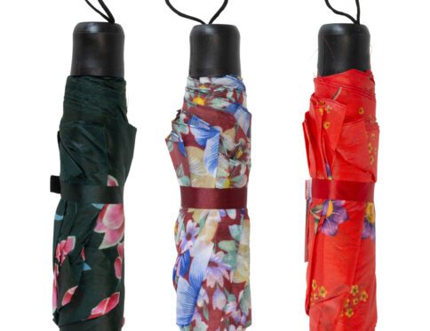 ΟΜΠΡΕΛΑ ΒΡΟΧΗΣ ΣΠΑΣΤΗ FLORAL 52cm