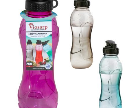 ΜΠΟΥΚΑΛΙ ΝΕΡΟΥ ΠΛΑΣΤΙΚΟ ΔΙΑΦΑΝΟ No45441 750ml VIOSARP