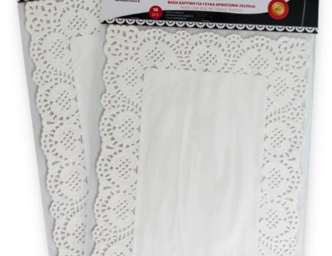 ΒΑΣΗ ΧΑΡΤΙΝΗ ΓΙΑ ΓΛΥΚΑ ΟΡΘΟΓΩΝΙΑ 25x35cm 10 ΤΜΧ VC2173