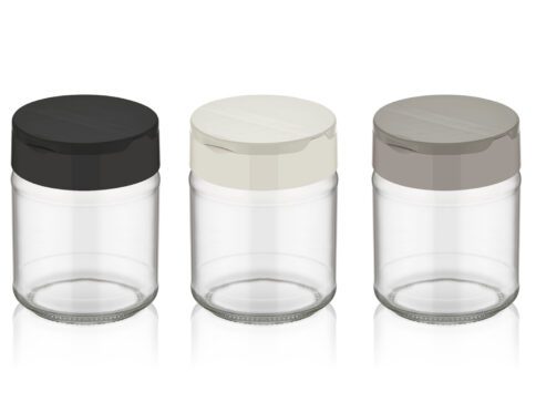 ΒΑΖΑΚΙ ΓΥΑΛΙΝΟ ΓΙΑ ΜΠΑΧΑΡΙΚΑ No163 212ml 6.6×8.6cm