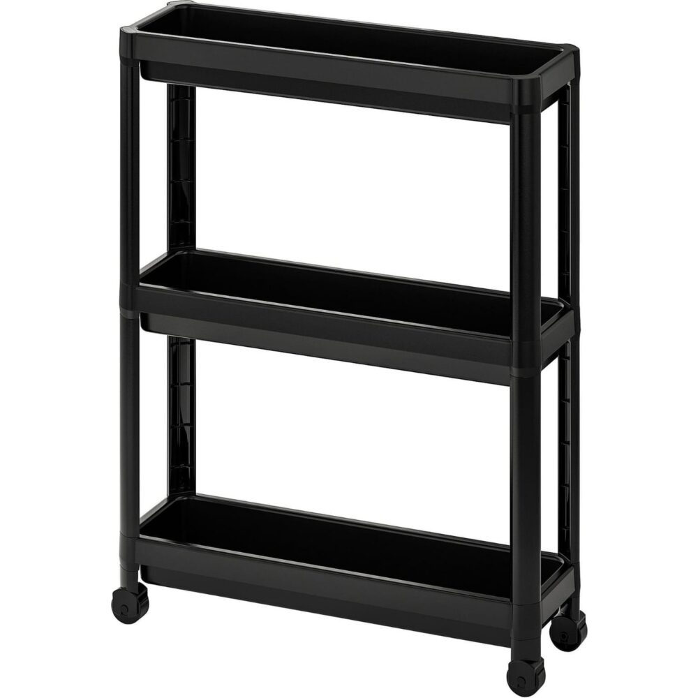 ΤΡΟΛΕΥ SLIM 3 ΘΕΣΕΩΝ ΛΕΥΚΟ ΜΕ ΡΟΔΕΣ No153.OMS.VSK1 71x54x18cmVIOSARP - Image 2