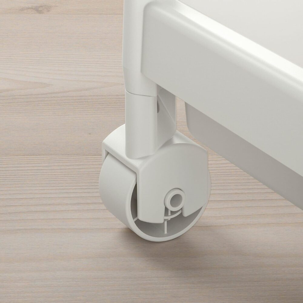 ΤΡΟΛΕΥ SLIM 3 ΘΕΣΕΩΝ ΛΕΥΚΟ ΜΕ ΡΟΔΕΣ No153.OMS.VSK1 71x54x18cmVIOSARP - Image 8